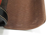 Loewe Velazquez Top Handle Bag In Brown & Black Leather Fw09262zxdu
