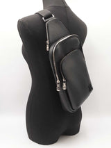 Louis Vuitton Avenue Sling Bag In Black Taiga Leather Fw1125exzdu