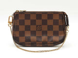 Louis Vuitton Mini Pochette Accessoire In Damier Ebene Coated Canvas Fw1225ozxdu