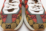 Gucci Monogram Multicolor Canvas Rhyton Sneakers Gucci Size 8 Eb0626lxzde