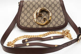 Gucci Monogram Supreme Canvas Blondie Crossbody Bag Eb0726ixzdu