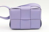 Bottega Veneta Wisteria Purple Intrecciato Mini Cassette Crossbody Eb0226orxsa