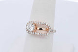 1.04cttw Lab Grown Diamond Ring In 14k Yellow Gold 2.74 Grams Size 7 Eb0726crxde