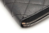 Chanel Quilted Caviar Zip Around Organizer Wallet Eb0926orxsa