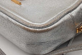 Yves Saint Laurent Metallic Silver Leather Camera Crossbody Bag Eb0826psxde