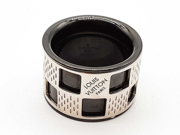Louis Vuitton Damier Perfore Ring Size 8.5 Do1025crde