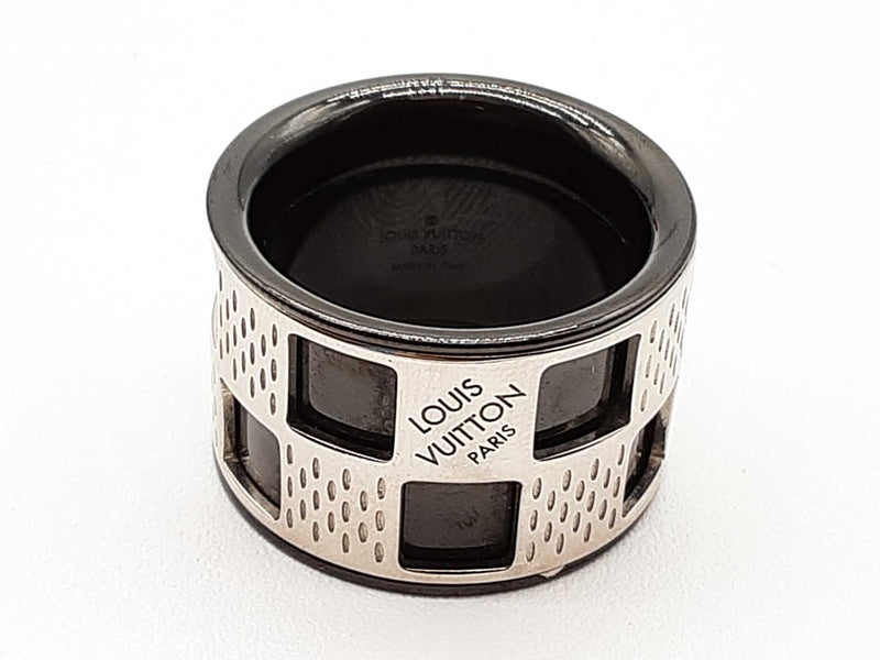 Louis Vuitton Damier Perfore Ring Size 8.5 Do1025crde