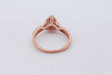 0.2cttw Diamond Ring In 10k Rose Gold 2.1 Grams Size 7 Eb0826lorsa