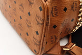 Mcm Stark Side Studs Visetos Cognac Backpack Eb0426oorsa