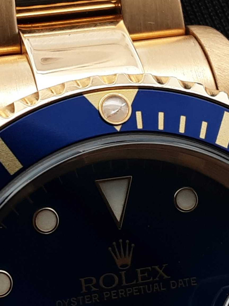 Rolex Submariner Date 40mm Watch In 18k Yellow Gold 170 Grams Fw0824lexzxdu