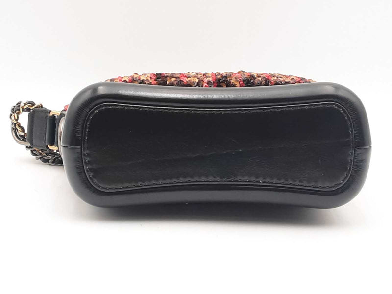 Chanel Small Sequin Gabrielle Bag Black Aa0825ozcrsa