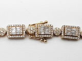 29.3 Cttw Natural Diamonds 10k Yellow Gold 54.7g Chain 28 In Do0725crxzde