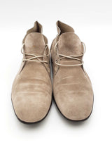 Hermes Chukka Gray Suede Boots Size 44 Eb0726oxzsa
