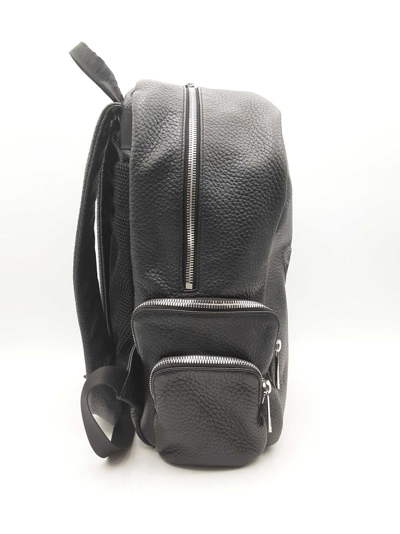 Phillip Plein Limited Edition Monogram Black Leather Backpack Fw1124pxzsa