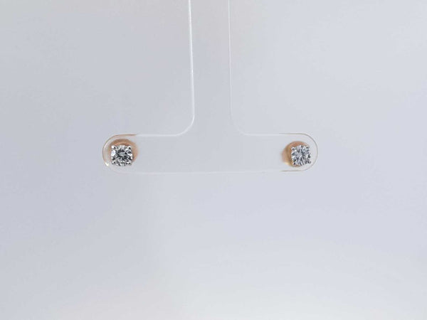 0.50 Cttw Lab Grown Diamond 14k Yellow Gold Stud Earrings .90 Grams Aa0725lwosa