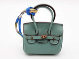 Teal Blue Mini Bag Charm Do0826ide