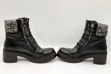 Moncler Lace Up Boots Size 37 Eb0924lxzdu