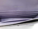 Balenciaga Shiny Calfskin Embossed Hourglass Chain Bag Lilac Sd0525pzxsa