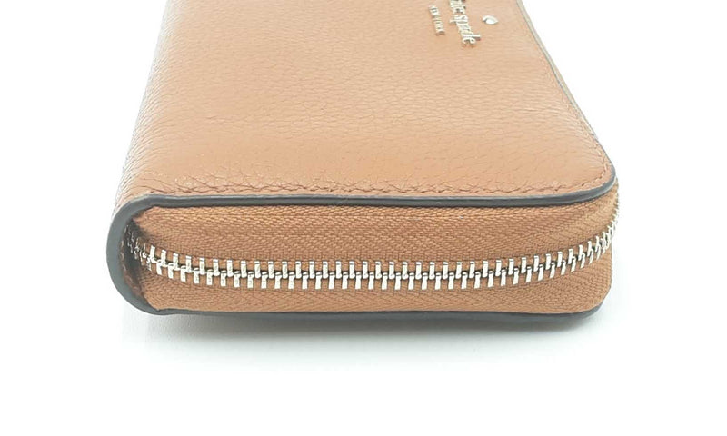 Kate Spade Brown Leather Leila Continental Wallet Eb0524wrdu