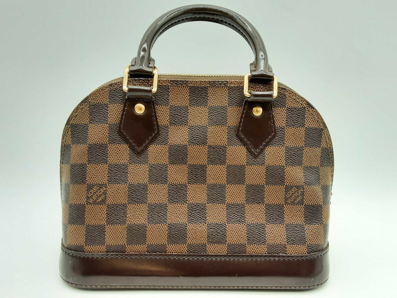 Louis Vuitton Alma Brown Damier Ebene Crossbody Bag Do1224pxzde