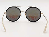 Gucci Gg0061s Gold Sunglasses With Case Aa0626crsa
