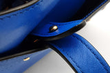 Balmain Blue Leather Studded Crossbody Bag Eb0426lxzde