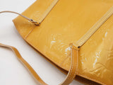 Louis Vuitton Monogram Vernis Yellow Patent Leather Avalon Tote Bag Eb0626oxzsa