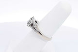 Approx. 1.24ctw Diamond Ring In 14k White Gold 4.9 Grams Size 6.5 Eb1124pxzdu