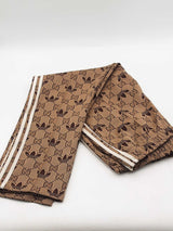 Gucci X Adidas Gg Trucker Suit Set Brown Size Medium Aa0825pezsa