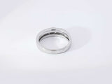 0.09 Cttw 10k White Gold 3.8 Grams Wedding Band Size 10 Aa0725lrzsa