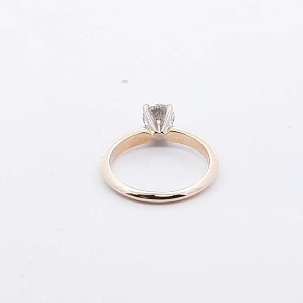 Diamond 0.65ctw 14k Yg Solitaire 2.7 Grams Hs0424irxsa