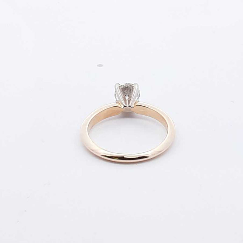 Diamond 0.65ctw 14k Yg Solitaire 2.7 Grams Hs0424irxsa