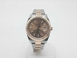 Rolex Oyster Perpetual Datejust 36mm Two Tone Stainless Steel Watch Jg0625lozxzmia