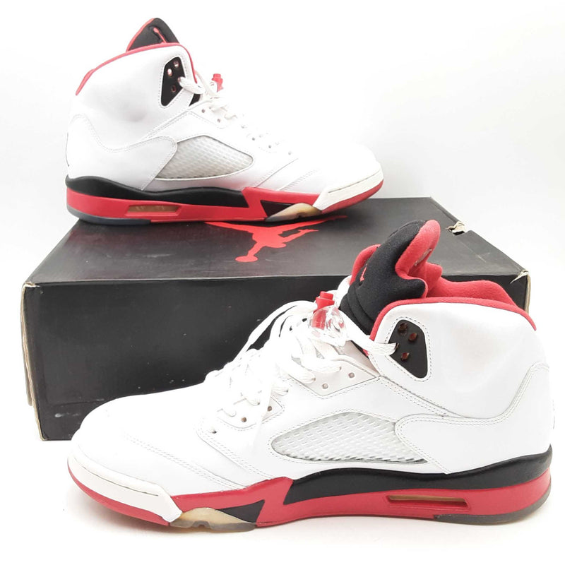 Jordan 5 Retro Fire Red Black Tongue Hs0424sxzsa