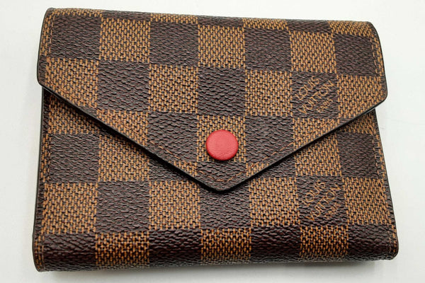 Louis Vuitton Damier Ebene Victorine Wallet Fw1124orxdu