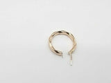 14k Yellow Gold 3.4 Grams Bangle Earrings Mk0226kczmia