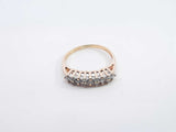 0.25 Cttw Diamond & 14k Yellow Gold Anniversary Ring 1.9g Size 5.5 Fw0126llrdu