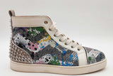 Christian Louboutin Lou Spikes Sequin Sneakers Eu Size 42 Eb0626lxzde