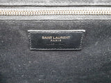 Ysl Yves Saint Laurent Grain De Poudre Matelasse Chevron Satchel Sd0825lzxzsa