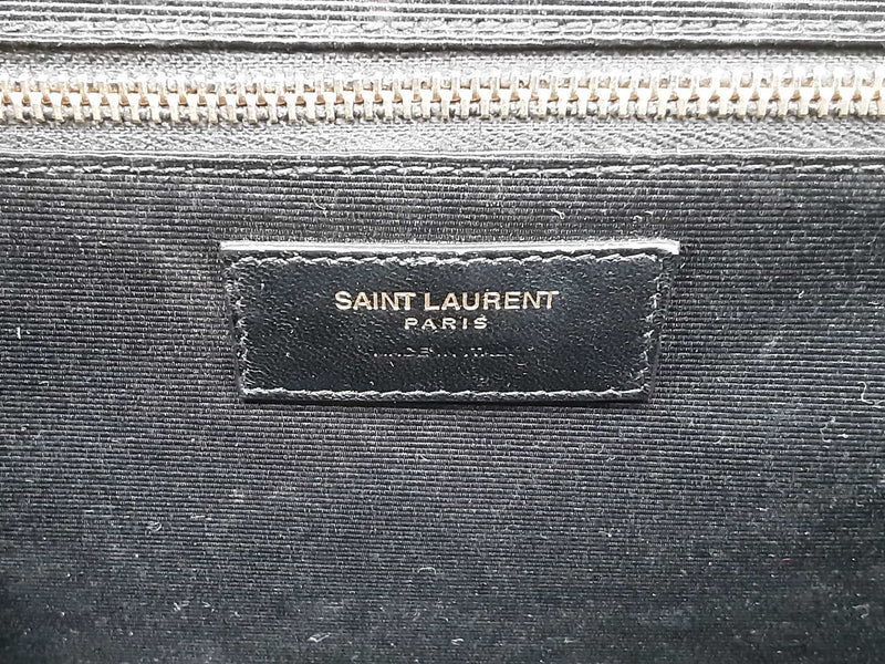 Ysl Yves Saint Laurent Grain De Poudre Matelasse Chevron Satchel Sd0825lzxzsa