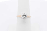 1.0ctw Diamond Solitaire Ring 14k Yellow Gold 2.2 Grams Size 6.25 Eb0226loxzsa
