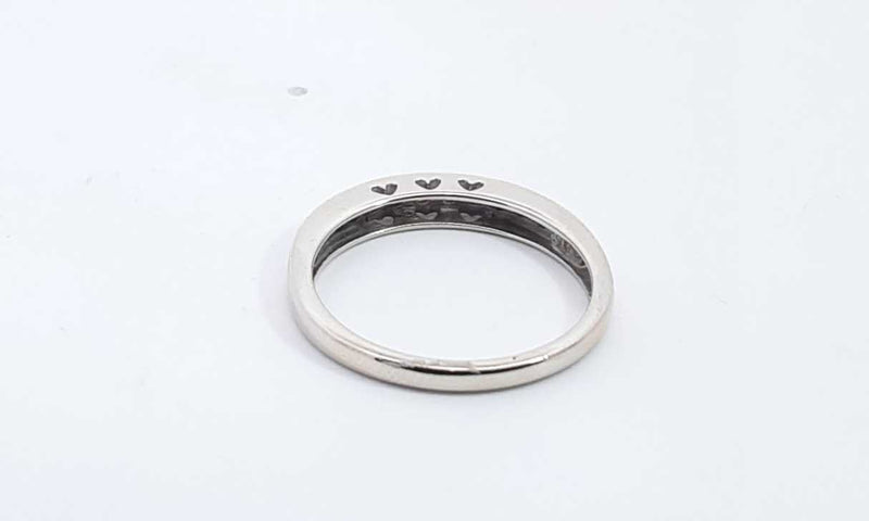 14k White Gold Diamond 0.0ctw Ring Size 7 Hs0124irsa