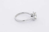 1.25ctw Diamond Ring In 18k White Gold 4.2 Grams Size 6.5 Eb0126orxzsa
