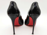 Christian Louboutin Black Patent Leather Heels Size Eu 38 Do0826lrxde