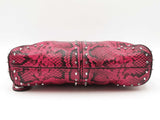 Michael Kors Astor Studded Snake Embossed Leather Shoulder Bag Sd0826rzdu