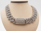 42.4 Cttw Diamond 14k White Gold 365.8 G Cuban Chain 22 In Aa1224wixzxsa