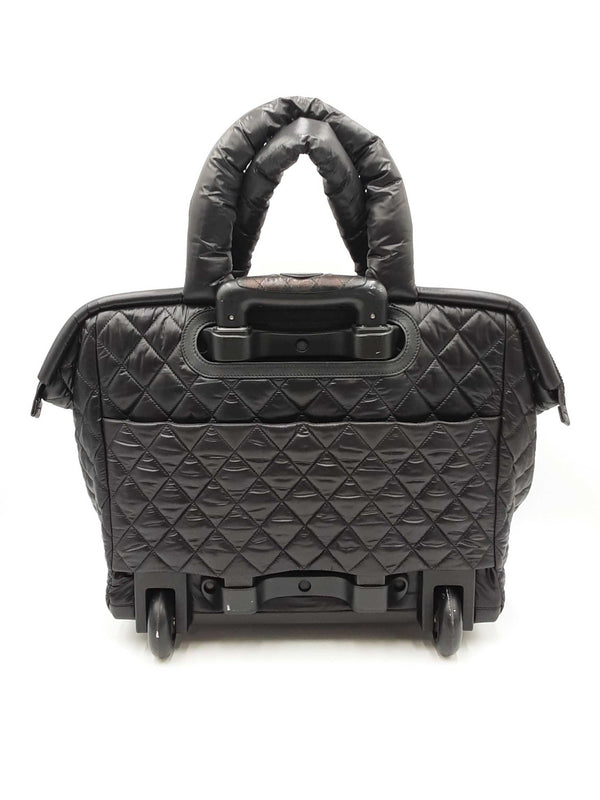 Chanel 2012 Cocoon Diamond Quilted Trolley In Black Sd0925ezxdu