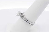0.43cttw Diamond Wedding Set In 10k White Gold 3 Grams Size 7 Eb0226lcrsa