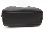 Prada Vitello Phenix Bauletto Black Leather Satchel Bag Eb0826ixzde
