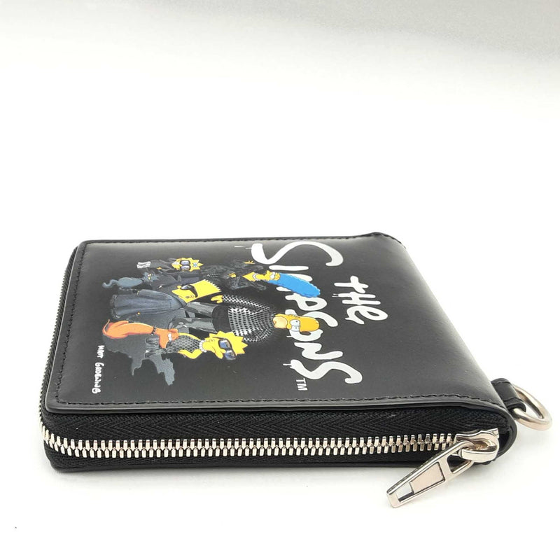 Balenciaga X Simpsons Leather Zip Wallet Hs0724lcrsa